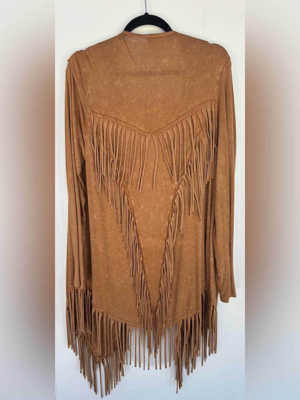 Katwalk Manhattan Beach Tan Fringe Jacket